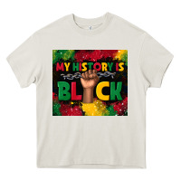 Cream my history is black Heavy Core Tee - TumblerDesignByShophia