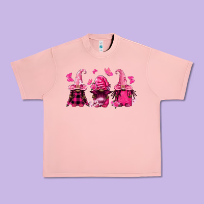 Breast Cancer Afro Gnomies Urban Heavy Tee Designed By Fadigitalartstudio