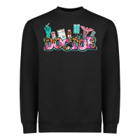 Black doctor Heavyweight Sweatshirt - AdoDesignShop
