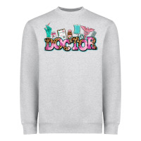 Heather Grey doctor Heavyweight Sweatshirt - AdoDesignShop