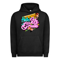 Pigment Black hello 5th grade Urban Hoodie - JahusDesignShop