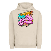 Pigment French Oak hello 5th grade Urban Hoodie - JahusDesignShop