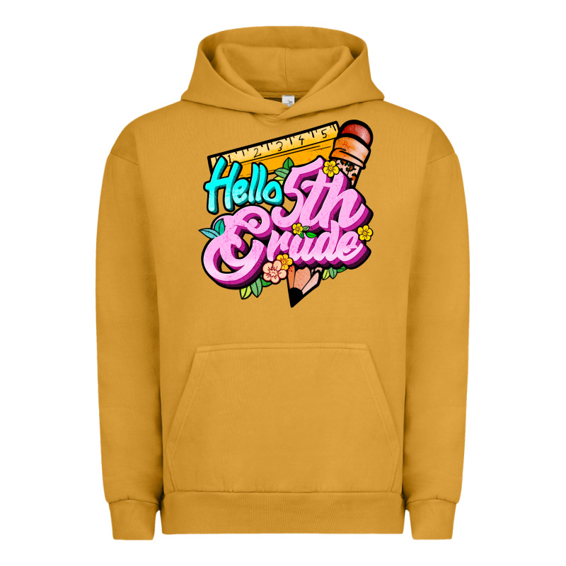 Hello 5th Grade Urban Hoodie by JahusDesignShop | Teevron