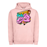 Pigment Salmon hello 5th grade Urban Hoodie - JahusDesignShop