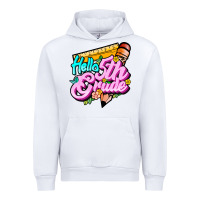 White hello 5th grade Urban Hoodie - JahusDesignShop