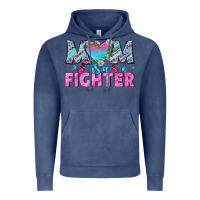 Vintage Denim Western Mom Is A Fighter Vintage Hoodie - BundleAndBundleShop