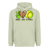 Matcha peace love softball Heavyweight Hoodie - AdoDesignShop