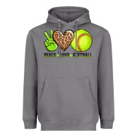 Storm peace love softball Heavyweight Hoodie - AdoDesignShop