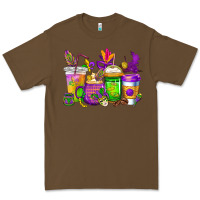 Cacao mardi gras coffee cups cowgirl Premium Tee - CowGirlArtShop