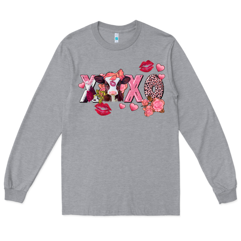 Xoxo Baby Cow Valentine's Day Long Sleeve Tee by FaDigitalArtStudio | Teevron