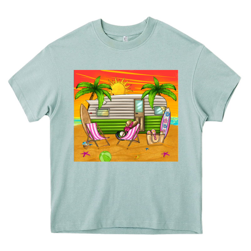 Summer Caravan Heavy Core Tee by TumblerDesignByShophia | Teevron