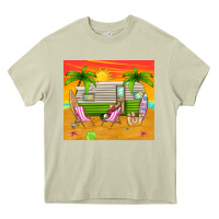 Mossy summer caravan Heavy Core Tee - TumblerDesignByShophia