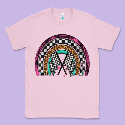 Race Leopard Rainbow Classic Tee Designed By Artiststas