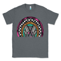 Charcoal Heather race leopard rainbow Classic Tee - Artiststas