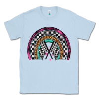 Dusty Blue race leopard rainbow Classic Tee - Artiststas