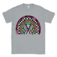 Heather Grey race leopard rainbow Classic Tee - Artiststas
