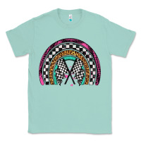 Seafoam race leopard rainbow Classic Tee - Artiststas
