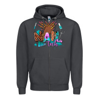 Smoke nail tech Zipper Hoodie - AdoDesignShop
