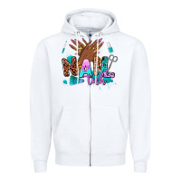 White nail tech Zipper Hoodie - AdoDesignShop