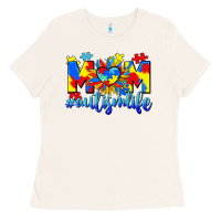 Bone Mom Autism life Ladies Tee - CowGirlArtShop