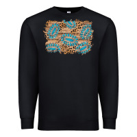Black gemstone wood leopard background Premium Sweatshirt - AdoDesignShop