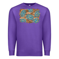 Purple gemstone wood leopard background Premium Sweatshirt - AdoDesignShop