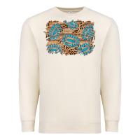 Sandshell gemstone wood leopard background Premium Sweatshirt - AdoDesignShop