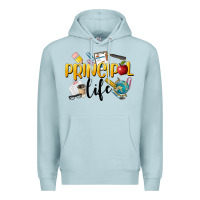 Blue Mist Principal Life Premium Hoodie - LillyAllenDesigns