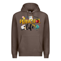 Coffee Principal Life Premium Hoodie - LillyAllenDesigns