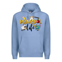 Colony Blue Principal Life Premium Hoodie - LillyAllenDesigns