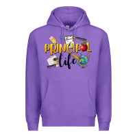 Purple Principal Life Premium Hoodie - LillyAllenDesigns
