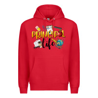 Red Principal Life Premium Hoodie - LillyAllenDesigns