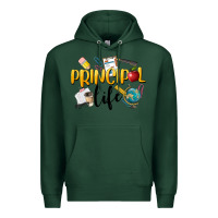 Sports Green Principal Life Premium Hoodie - LillyAllenDesigns