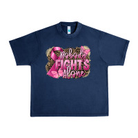 Navy Nobody fights alone Cancer Urban Heavy Tee - FaDigitalArtStudio
