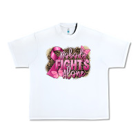 White Nobody fights alone Cancer Urban Heavy Tee - FaDigitalArtStudio