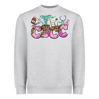 Heather Grey cscc Heavyweight Sweatshirt - AdoDesignShop