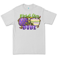 Dove Grey mardi gras dude Premium Tee - CowGirlArtShop