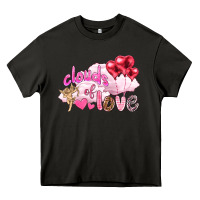 Asphalt Clouds of love with balloons Valentine's Day Heavy Core Tee - HowdyJamesFarm