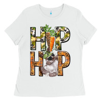 White Hip hop Easter boy Easter Day Ladies Tee - HowdyJamesFarm