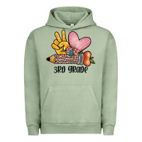 Pigment Oil Green peace love 3rd grade Urban Hoodie - JahusDesignShop