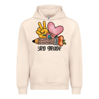 Sandshell peace love 3rd grade Urban Hoodie - JahusDesignShop