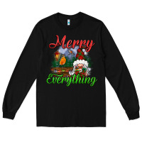 Black merry everything Long Sleeve Tee - BundleAndBundleShop