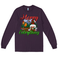 Plum merry everything Long Sleeve Tee - BundleAndBundleShop