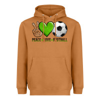 Meerkat peace love soccer Heavyweight Hoodie - AdoDesignShop