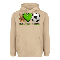 Mushroom peace love soccer Heavyweight Hoodie - AdoDesignShop