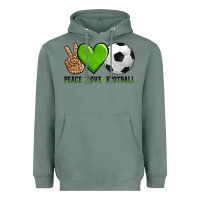 Sage peace love soccer Heavyweight Hoodie - AdoDesignShop