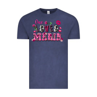 Vintage Denim One loved mama Valentine's Day Vintage Tee - FaDigitalArtStudio