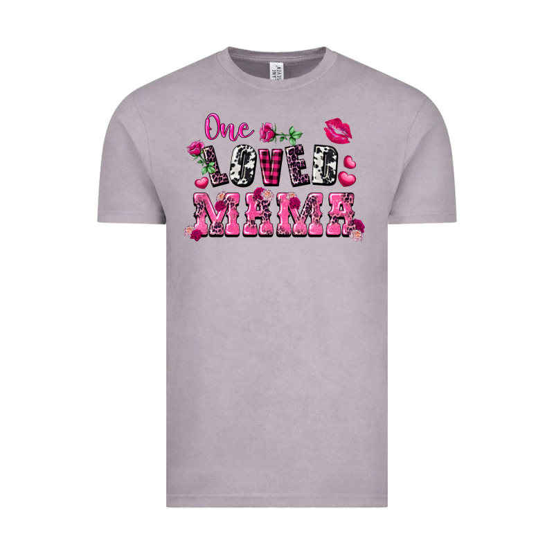 One Loved Mama Valentine's Day Vintage Tee by FaDigitalArtStudio | Teevron