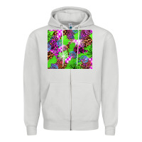 Dove Grey halloween Zipper Hoodie - AdoDesignShop