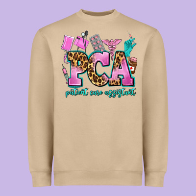 Pca Patient Care Assistant Heavyweight Sweatshirt Designed By Adodesignshop